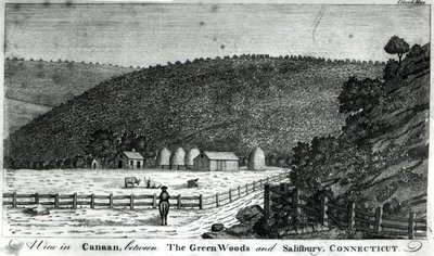 Une Ferme à Canaan, Connecticut, de 